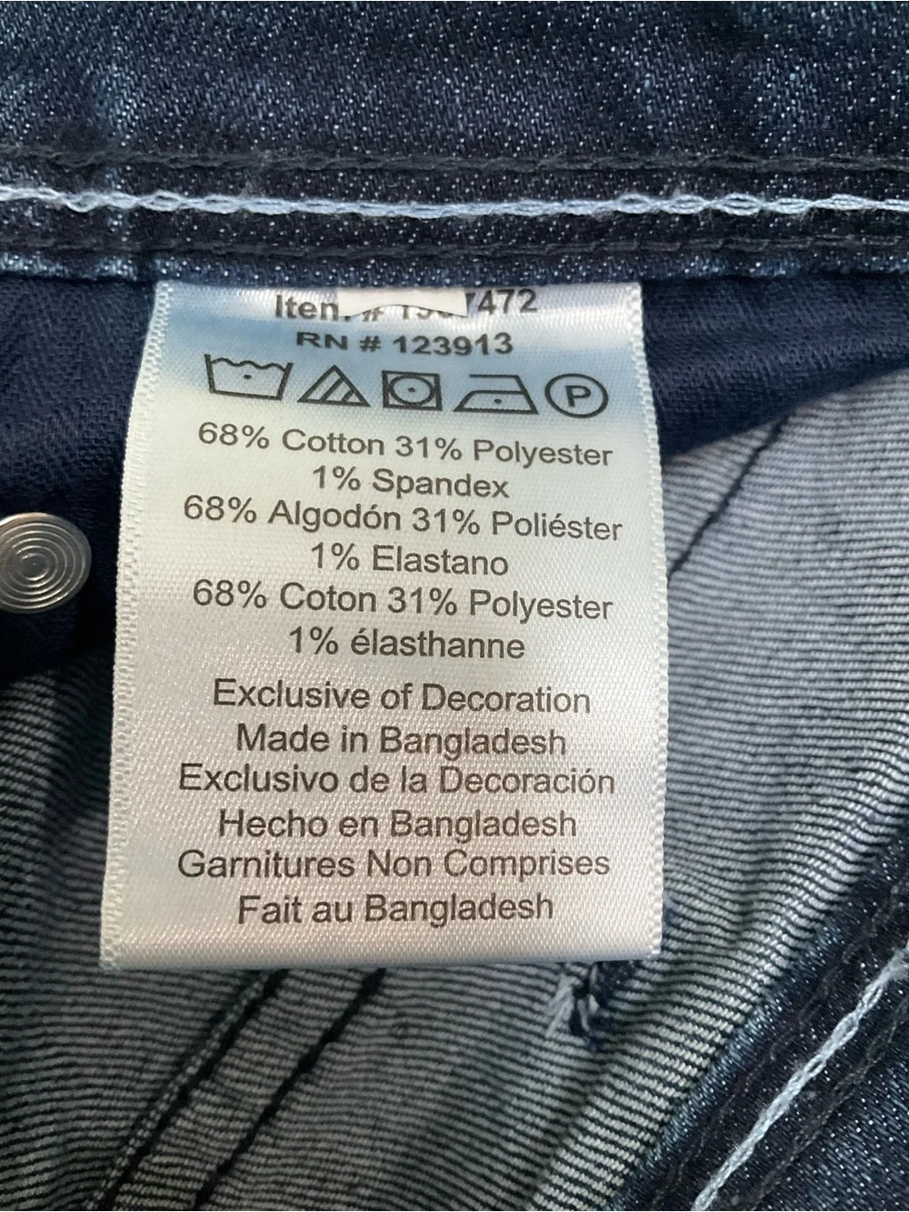 Scott Barber Men's Jeans Straight Fit Jeans Dark Blue Size 38 X 30 NWT